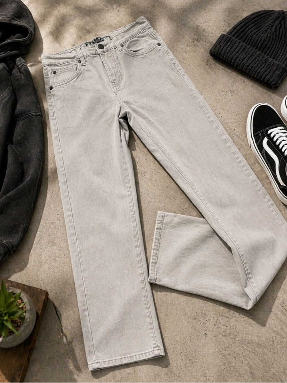 Boys West 49 Tan Skinny Jeans size 13/14